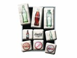 Nostalgic Art Magnet-Set Coca Cola 9 Stück, Mehrfarbig, Detailfarbe