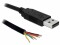 Bild 1 DeLock USB 2.0-Kabel USB A - Offen 1.8