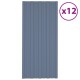 vidaXL , Farbe: Grau, Material: Verzinkter Stahl, Abmessungen: 100 x