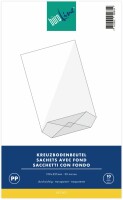 BÜROLINE Kreuzboden Beutel 120×225mm 423003 transparent 10 Stück