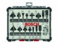 Bosch Professional Fräserset 1/4"-Schaft, 15-teilig, Zubehörtyp: Fräser, Set