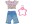 Bild 0 Baby Born Puppenkleidung Trendy Jeans Set 43 cm, Altersempfehlung