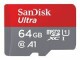 Bild 1 SanDisk microSDXC-Karte Ultra 64 GB, Speicherkartentyp: microSDXC