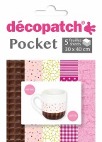DECOPATCH Papier Pocket Nr. 3 DP003O 5 Blatt