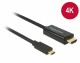 DeLock USB-C - HDMI Kabel, 4K, 30hz, 2m