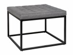 Wenko Hocker Amandola square 59 x 59 cm, Grau/Schwarz