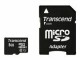 TRANSCEND microSDHC 8GB Premium 400x - TS8GUSDU1 (UHS-I, U1) incl. SD-Adapter - 1 Stück