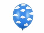 Partydeco Luftballons Wolken Blau/Weiss Ø 30 cm, 6 Stück