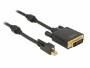 DeLock Kabel Mini-DisplayPort - DVI-D, 3 m, Kabeltyp