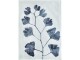 Södahl Geschirrtuch-Set Ginkgo Blau/Weiss, Material: Baumwolle