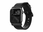 Nomad Lederarmband Modern Strap Apple Watch Schwarz/Schwarz