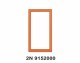 2N Montagerahmen Rahmen, Detailfarbe: Orange, Vandalenschutz
