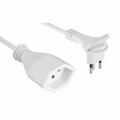 Rallonge électrique 5M flat en blanc
