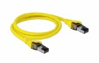 DeLock Patchkabel RJ-45-RJ45 Cat 8.1, S/FTP, 1 m, Gelb