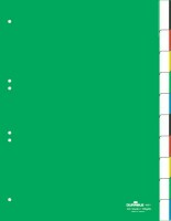 DURABLE Register grün A4 6221/05 10-teilig, Kein Rückgaberecht