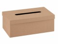 Glorex Papp-Schachtel Kosmetiktücherbox, Form: Eckig