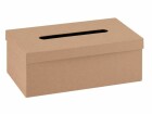 Glorex Papp-Schachtel Kosmetiktücherbox, Form: Eckig