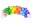 Bild 2 Partydeco Luftballon Uni Rainbow Pastel 10 Stück, Gelb,