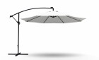 Ampelschirm mit LED 350 cm weiss