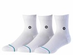 STANCE Socken Icon Weiss 3er-Pack, Grundfarbe: Weiss, Detailfarbe