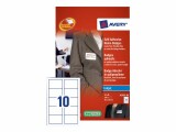 Avery Zweckform Namensetiketten 80 x 50 mm, 20 Blatt, Klebehaftung