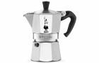 Bialetti Espressokocher Moka Express 1 Tassen, Silber, Material