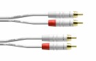 Cordial Audio-Kabel CFU 3 CC-SNOW Cinch - Cinch 3