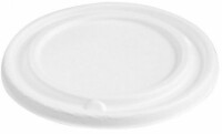 WEBSTAR Deckel zu Schüssel 11cm 41141 weiss, Bagasse 25