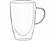 Leonardo Kaffeetasse Duo 400 ml, 4 Stück, Transparent, Material