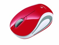 Logitech Kabellose Mini Maus red M187 910-002732, Kein