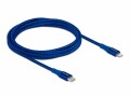 DeLock USB-Kabel USB C - Lightning 2 m, Blau