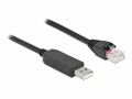 DeLock Anschlusskabel USB-A zu RS-232 RJ45, 1 m, Datenanschluss