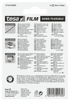 TESA Tesafilm 25mx19mm 57520-00000 transparent 1 Rolle, Kein