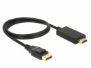 DeLock Kabel DisplayPort - HDMI, 1 m, Kabeltyp: Anschlusskabel