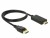 Bild 1 DeLock Kabel DisplayPort - HDMI, 1 m, Kabeltyp: Anschlusskabel