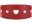 Bild 1 Hunter Halsband Windhund Love 42/S, Rot/Schwarz, Halsumfang: 42 cm