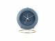 KARLSSON Klassischer Wecker Globe Blau, Ausstattung: Zeit