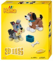 Hama Bügelperlen Set Midi G1013243-0 3D Hunde, Kein