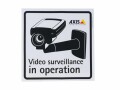 Axis Communications AXIS Surveillance Sticker - Aufkleber (Packung mit 10