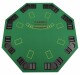 Poker Tischauflage klappbar achteckig für 8 Spieler