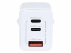 onit USB-Wandladegerät Trial QC4+ 65 W GaN Weiss, Ladeport