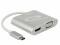 Bild 4 DeLock 2-Port Signalsplitter USB-C - 1xHDMI & 1xVGA, Anzahl