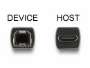 DeLock USB-Adapter USB-C Buchse - USB-B Stecker, USB Standard