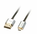 LINDY CROMO Slim High-Speed-HDMI-Kabel mit Ethernet