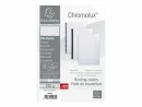 Exacompta Einbanddeckel Chromolux 250 g/m², 100 Stück, Weiss