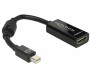 DeLock Adapter Mini-DisplayPort - HDMI, Kabeltyp: Adapter