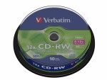 Verbatim CD-RW 0.7 GB, Spindel (10 Stück), Medientyp: CD-RW