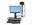 Bild 7 Ergotron StyleView - Sit-Stand Combo System with Worksurface and Small CPU Holder