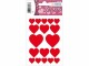 Herma Stickers Motivsticker Rote Herzen 54 Stück Rot, Motiv: Herzen