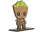 CRAFT Buddy Bastelset Crystal Art Buddies Marvel Groot Figur